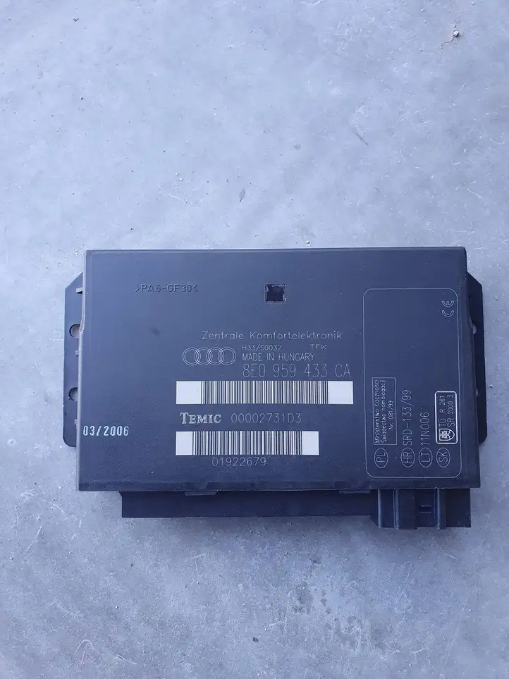 Audi A4 S4 B7 8E 8H (2004 - 2009) 8E0959433CA Модуль комфорта — фото 1
