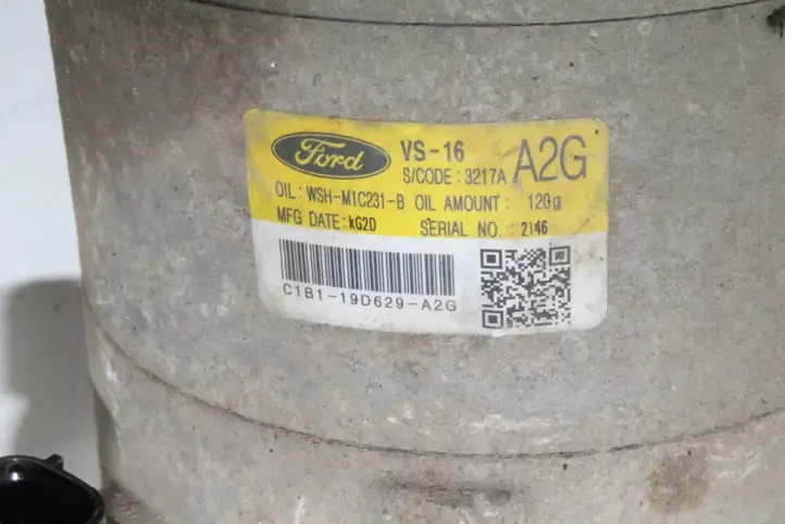 Ford Ecosport (2013 - 2018) C1B119D629A2G Компрессор (насос) кондиционера воздуха — фото 2