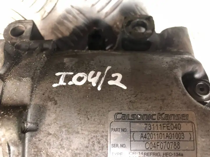 Subaru Impreza II (2003 - 2005) 73111FE040 Компрессор (насос) кондиционера воздуха — фото 2