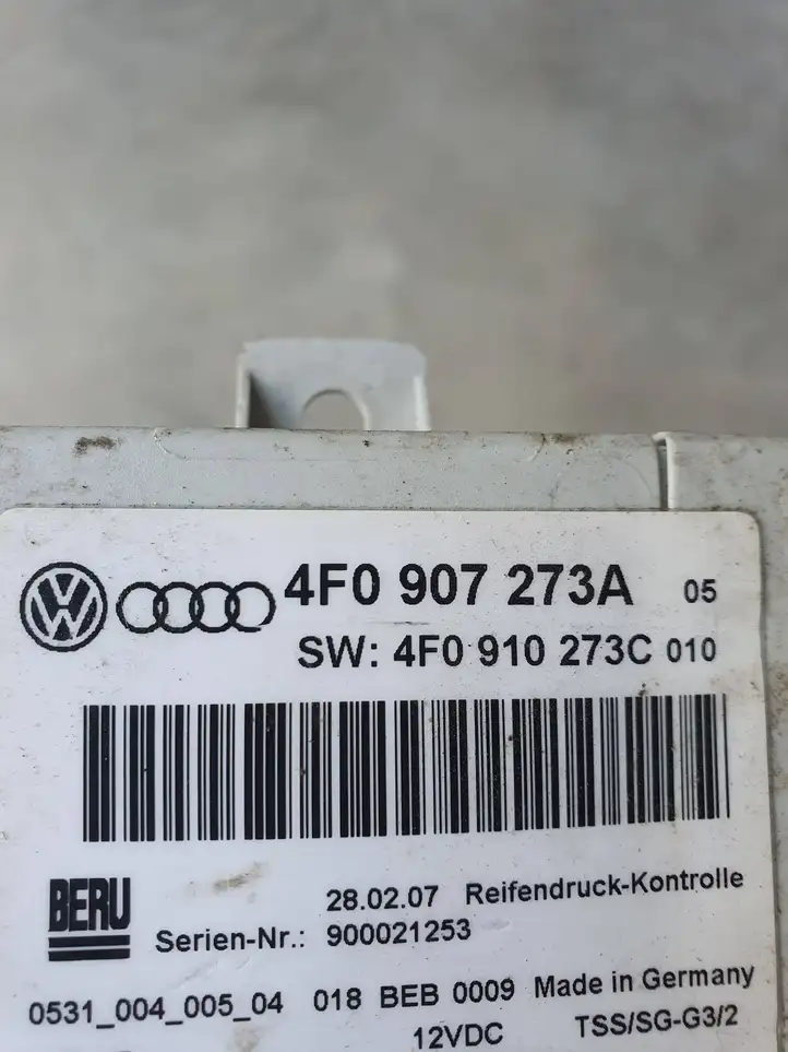 Audi A6 S6 C6 4F (2008 - 2011) 4F0907273A Прочие блоки управления — фото 3
