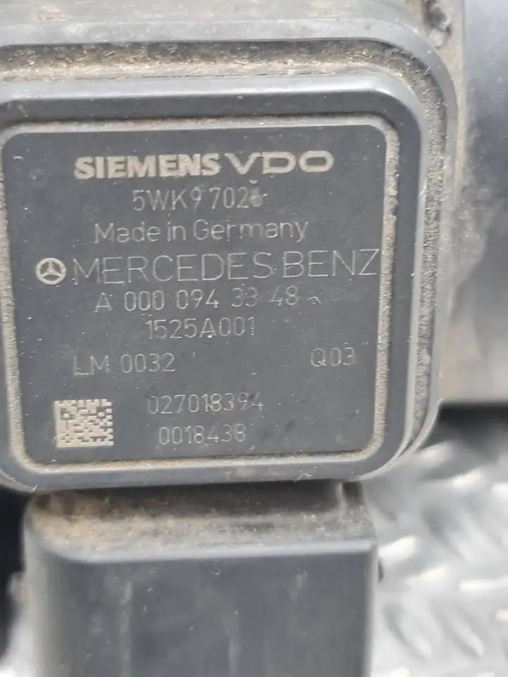 Mercedes-Benz B-class W245 (2008 - 2011) A0000943348 Датчик массового расхода воздуха — фото 6