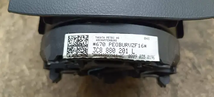 Volkswagen PASSAT CC (2008 - 2012) 3C8880201L Подушка безопасности руля — фото 6