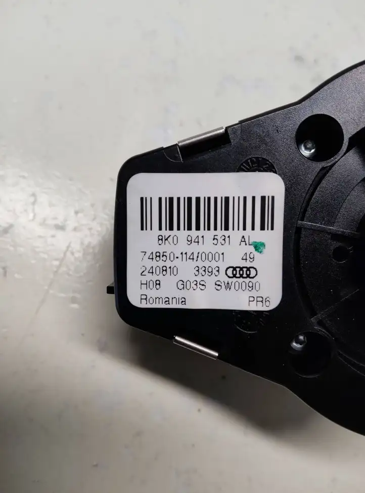 Audi A4 S4 B8 8K (2007 - 2011) 8K0941531AL Включатель фонарей — фото 4
