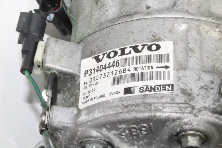 Volvo S60 (2013 - 2018) P31404446 Компрессор (насос) кондиционера воздуха — фото 2