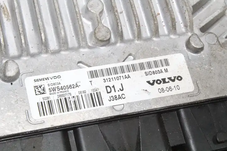 Volvo V50 (2004 - 2008) 31211071AA Блок управления двигателем (ЭБУ) — фото 3