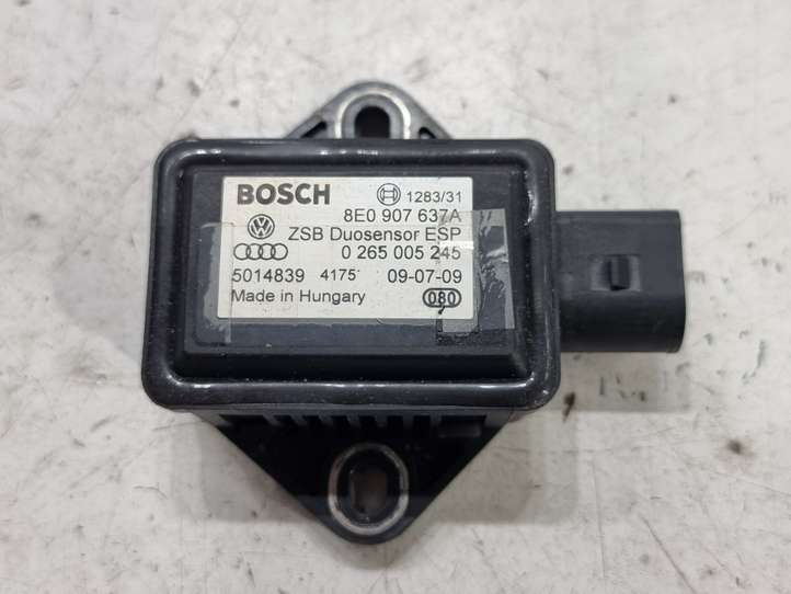 Audi A8 (2005 - 2007)  8E0907637A Датчик ESP (системы стабильности) (датчик курсовой устойчивости))
