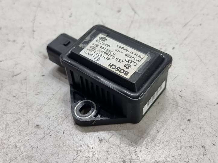 Audi A8 (2005 - 2007)  8E0907637A Датчик ESP (системы стабильности) (датчик курсовой устойчивости))