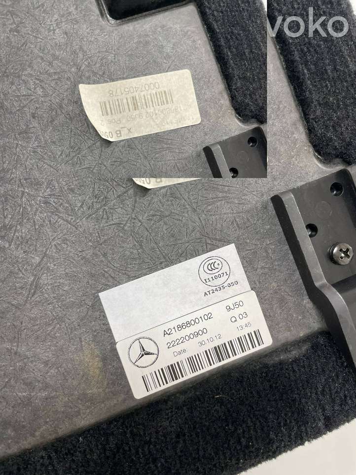 Mercedes-Benz E W212 (2009 - 2016)  A2186800102  Коврик багажника