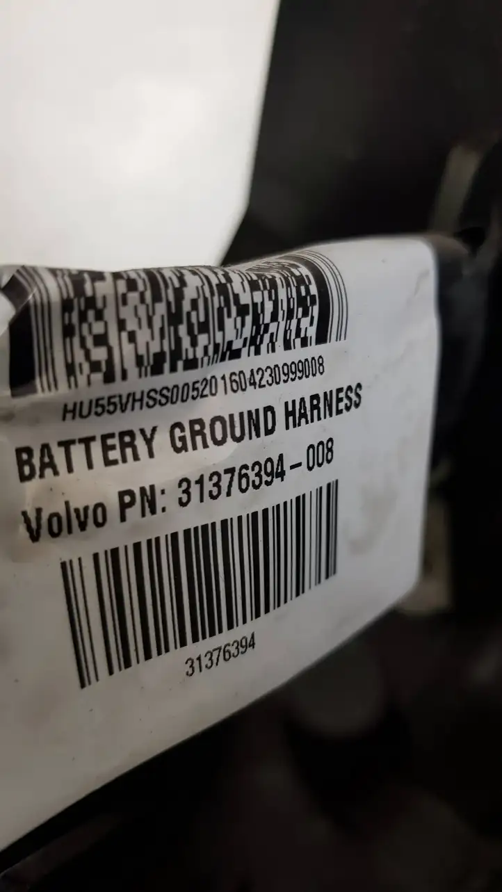 Volvo XC60 (2017 - ) 31376394 Минусовой провод аккумулятора — фото 2