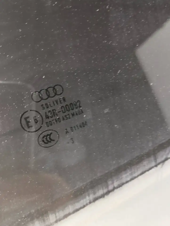 Audi A7 S7 4G (2010 - 2014) 43R00082 Стекло задней двери — фото 3