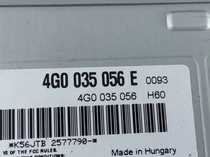 Audi A6 C7 (2011 - 2014) 4G0035056E Магнитола / мультимедийная система — фото 2