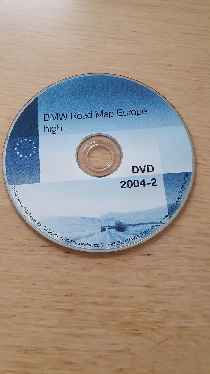 BMW 7 E65 E66 (2001 - 2008) T10007794 Навигационные карты CD/DVD — фото 1