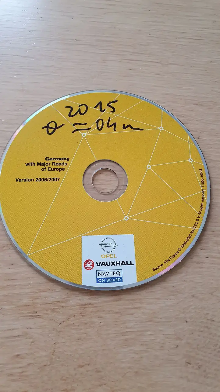 Opel Vectra C (2002 - 2005) T100010533 Навигационные карты CD/DVD — фото 2