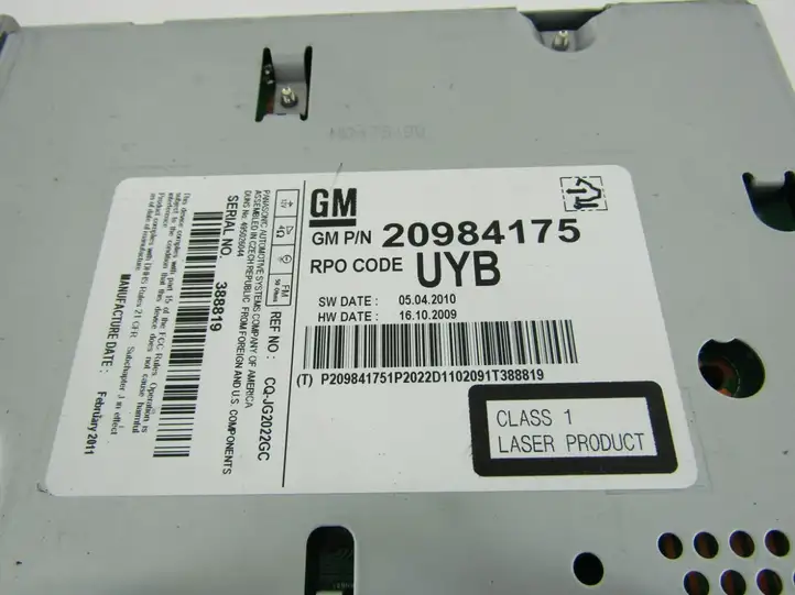 Opel Meriva B (2010 - 2014) Магнитола / мультимедийная система — фото 3