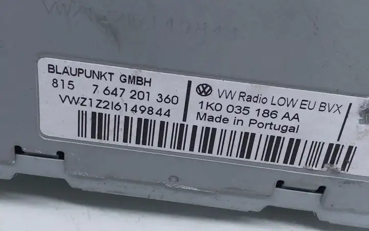 Volkswagen PASSAT B6 (2005 - 2010) 1K0035186AA Магнитола / мультимедийная система — фото 5