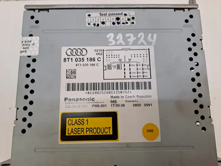 Audi A4 S4 B8 8K (2007 - 2011) 8T1035186C Магнитола / мультимедийная система — фото 12