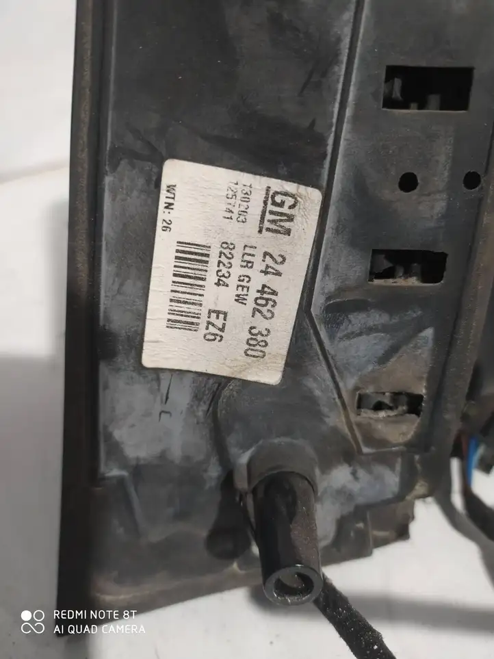 Opel Zafira B (2003 - 2006) 24462380 Боковое зеркало с электроприводом — фото 2
