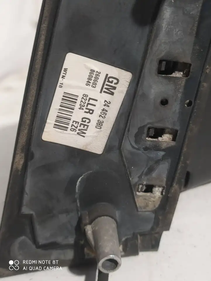 Opel Zafira B (2003 - 2006) 24462380 Боковое зеркало с электроприводом — фото 2