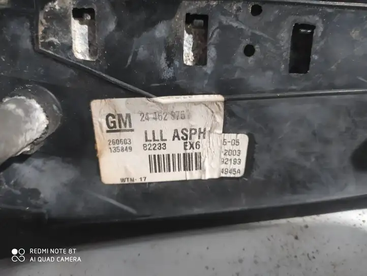 Opel Zafira B (2003 - 2006) 24462375 Боковое зеркало с электроприводом — фото 2