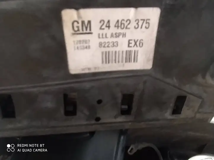 Opel Zafira B (2003 - 2006) 24462375 Боковое зеркало с электроприводом — фото 2
