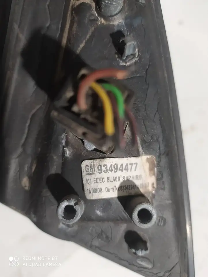 Opel Meriva A (2002 - 2006) 93494477 Боковое зеркало с электроприводом — фото 2