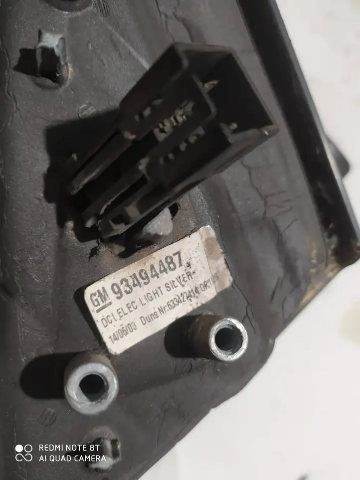 Opel Meriva A (2002 - 2006) 93494487 Боковое зеркало с электроприводом — фото 2