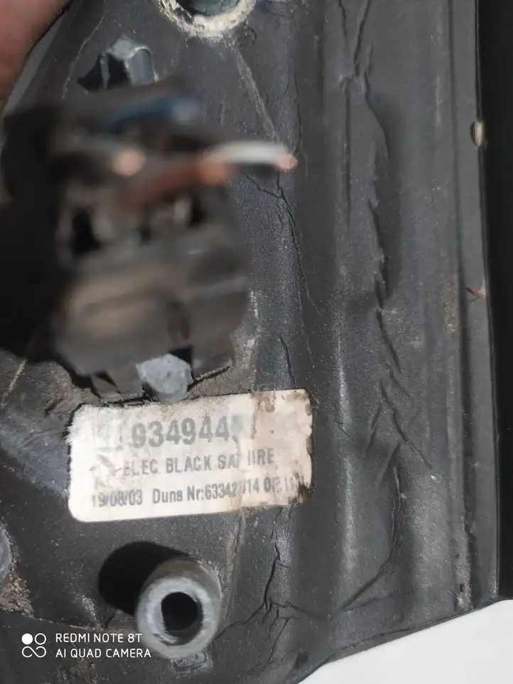 Opel Meriva A (2002 - 2006) 93494497 Боковое зеркало с электроприводом — фото 2