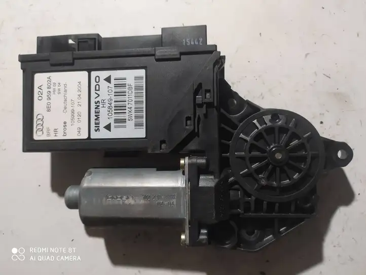 Audi A4 S4 B7 8E 8H (2004 - 2009) 8E0959802A Стеклоподъемник задней двери — фото 3