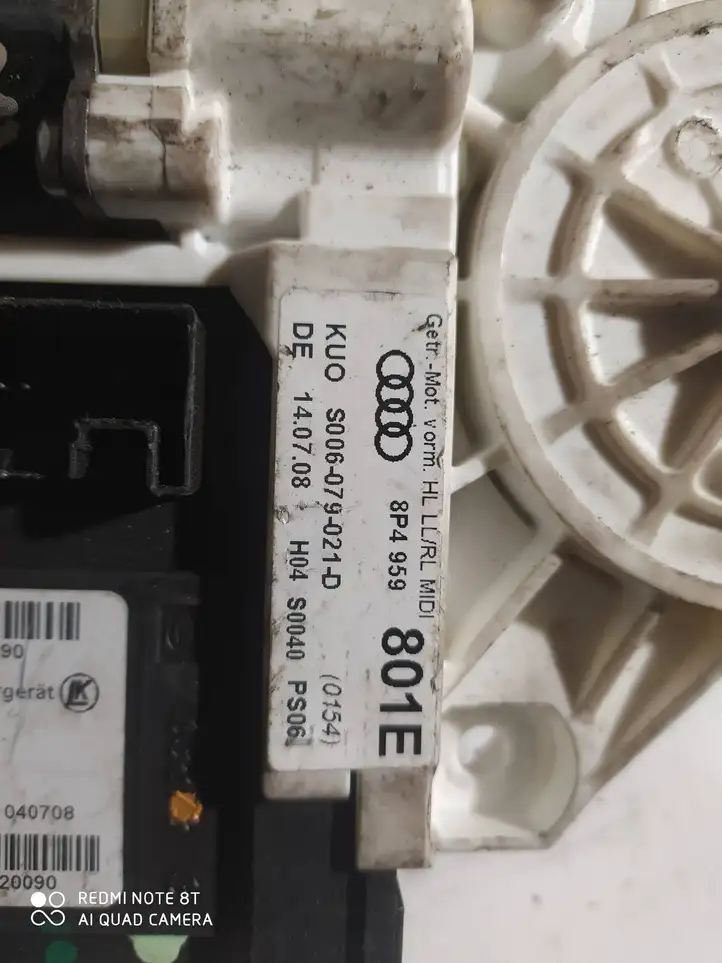 Audi A3/S3 8P (2004 - 2008) 8P4959801E Стеклоподъемник задней двери — фото 2