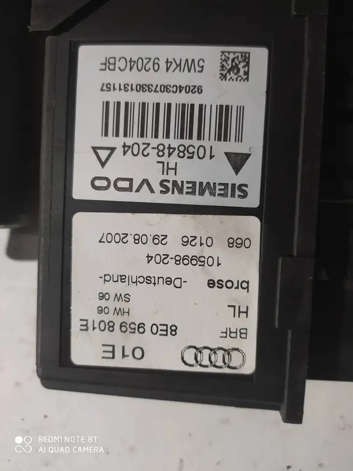 Audi A4 S4 B7 8E 8H (2004 - 2009) 8E0959801E Стеклоподъемник задней двери — фото 2