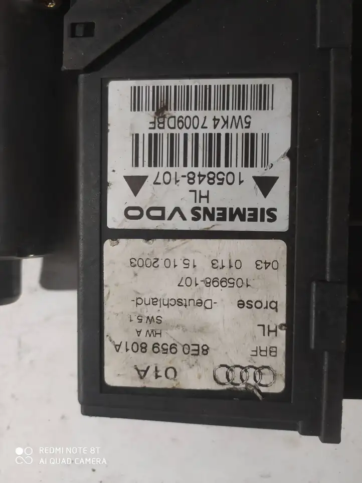Audi A4 S4 B6 8E 8H (2000 - 2006) 8E0959801A Стеклоподъемник задней двери — фото 2