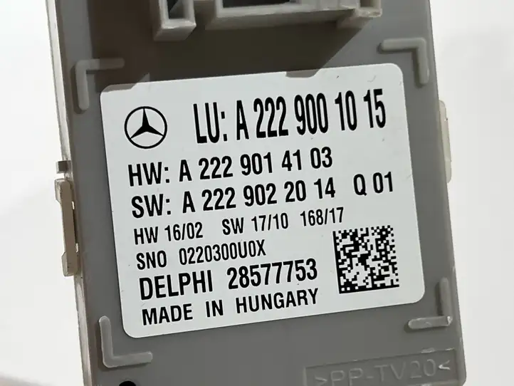 Mercedes-Benz E W213 (2016 - ) A2229001015 Блок розжига ксенона — фото 2