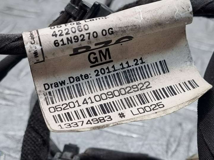 Opel Astra (2009 - 2012)  13374983 Проводка датчиков парковки