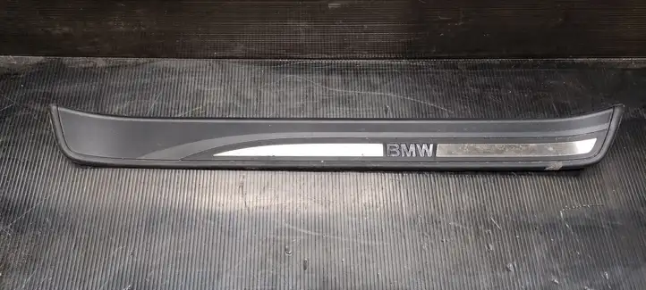 BMW 3 E90 E91 (2005 - 2012) 7060280 Наружная отделка переднего порога — фото 1