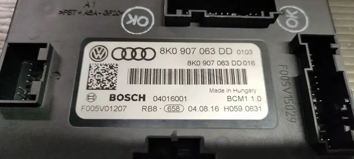 Audi Q5 SQ5 (2017 - ) 8K0907063DD Модуль комфорта — фото 2