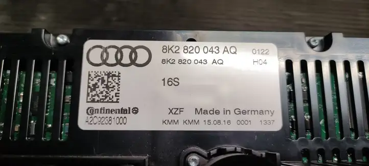 Audi Q5 SQ5 (2017 - ) 8K2820043AQ Блок управления климат-контролем — фото 2