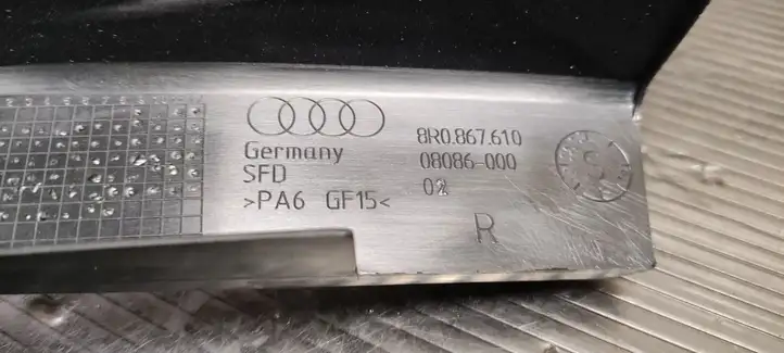 Audi Q5 SQ5 (2017 - ) 8R0867610 Накладка стекла передней двери — фото 3