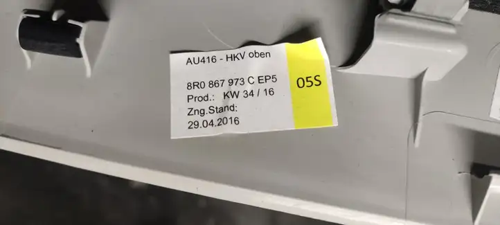 Audi Q5 SQ5 (2017 - ) 8R0867973 Верхняя обшивка у окна — фото 5