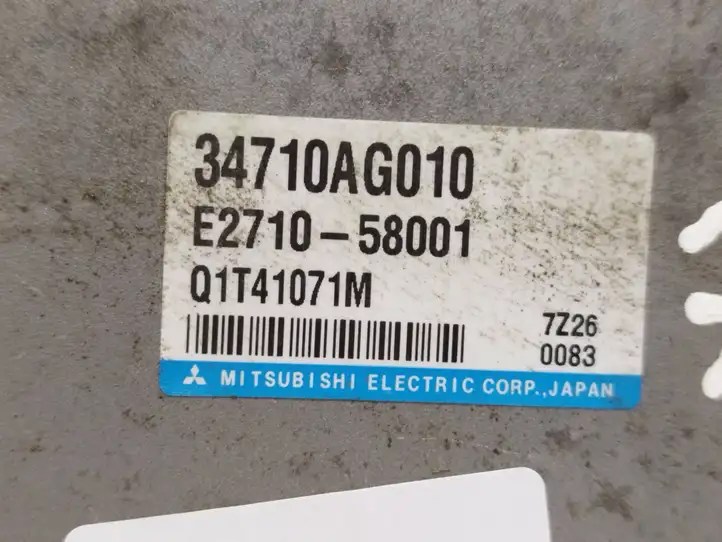 Subaru Outback (2007 - 2009) 34710AG010 Блок управления усилителем руля — фото 2