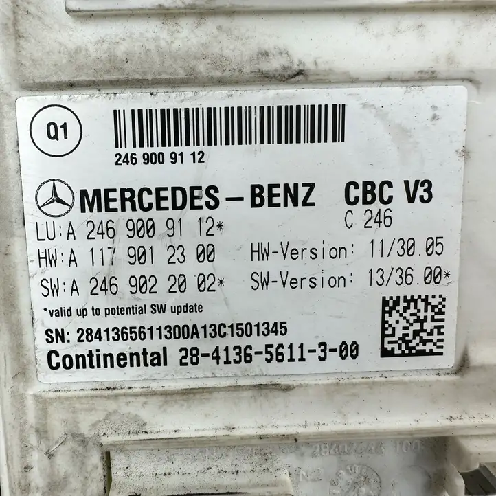 Mercedes-Benz B-class W246 (2011 - 2014) A2469009112 Модуль комфорта — фото 6