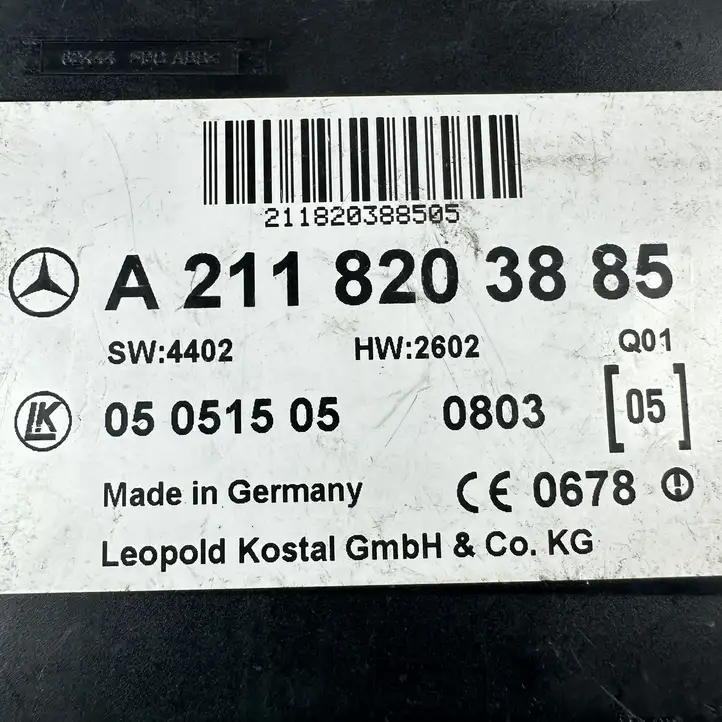 Mercedes-Benz E W211 (2002 - 2009) A2118203885 Блок бесключевого доступа — фото 5