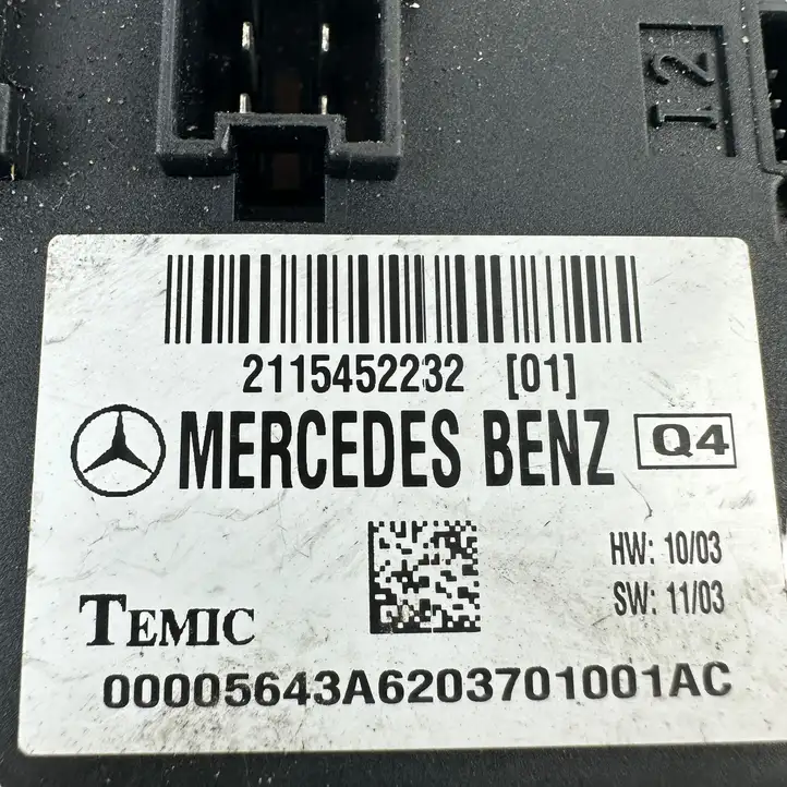 Mercedes-Benz E W211 (2002 - 2009) 2115452232 Модуль комфорта — фото 6