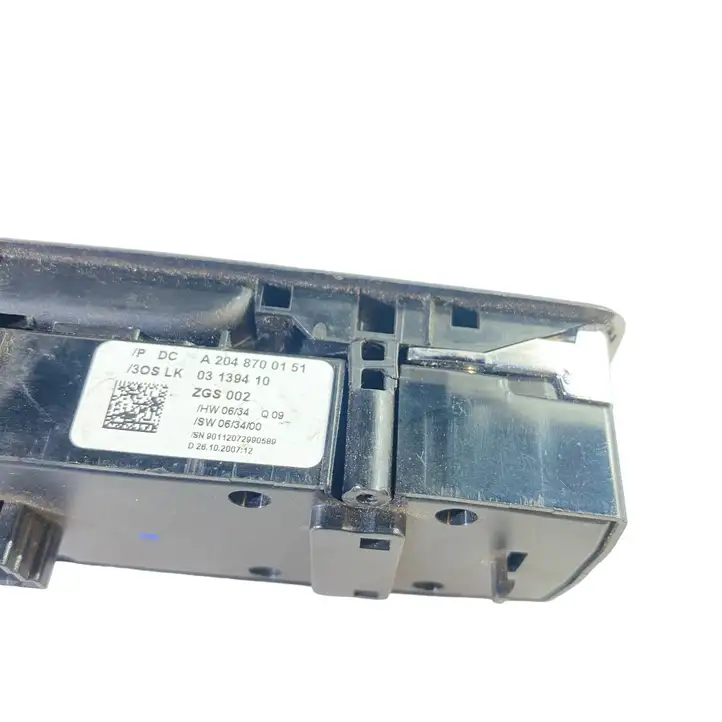 Mercedes-Benz C W204 (2007 - 2014) A2048700151 Блок кнопок стеклоподъемников — фото 3