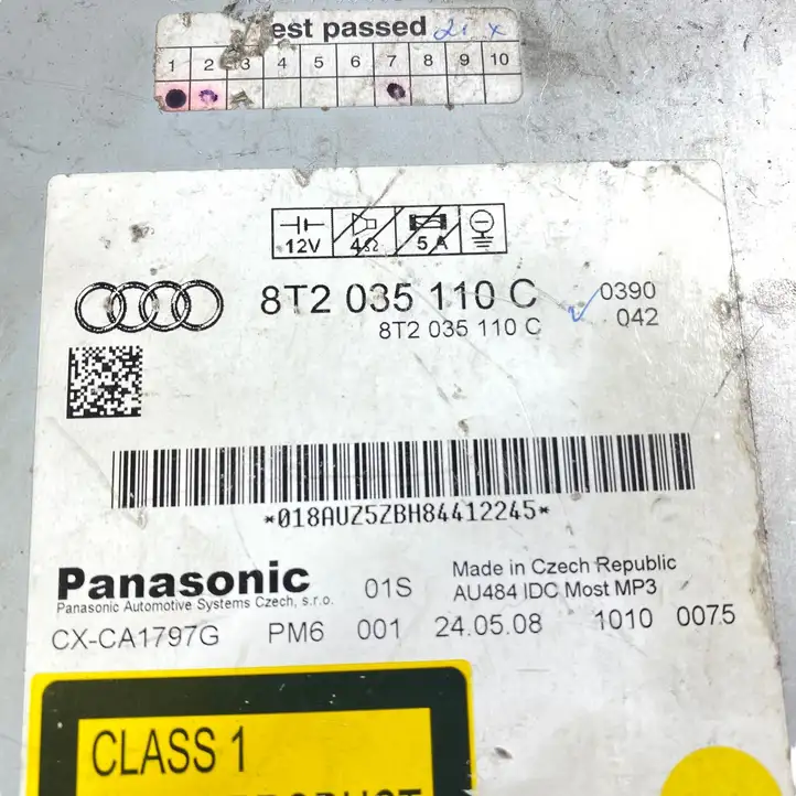 Audi A5 8T 8F (2007 - 2011) 8T2035110C CD/DVD чейнджер — фото 9