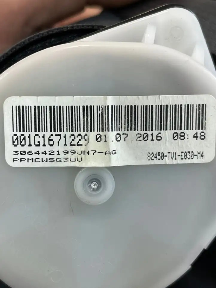 Honda Civic IX (2011 - 2017) 001G1671229 Задний ремень безопасности — фото 2