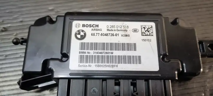 BMW 4 F32 F33 (2013 - 2017) 0285012518 Блок управления SRS — фото 3