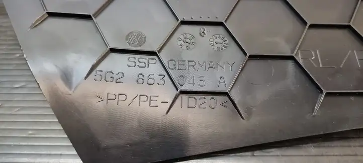Volkswagen Golf VII (2013 - 2019) 5G2863046 Прочие детали салона — фото 1