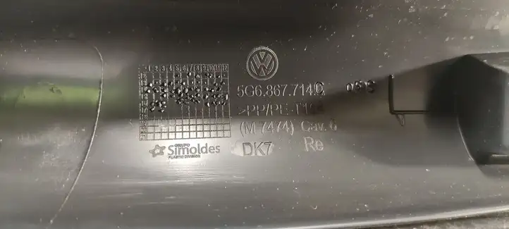 Volkswagen Golf VII (2013 - 2019) 5G6867714C Обшивка багажника — фото 3