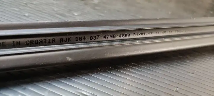 Volkswagen Golf VII (2013 - 2019) 5G4837479B Накладка стекла передней двери — фото 2