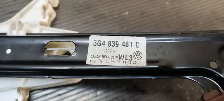 Volkswagen Golf VII (2013 - 2019) 5G4839461C Стеклоподъемник задней двери без мотора — фото 2